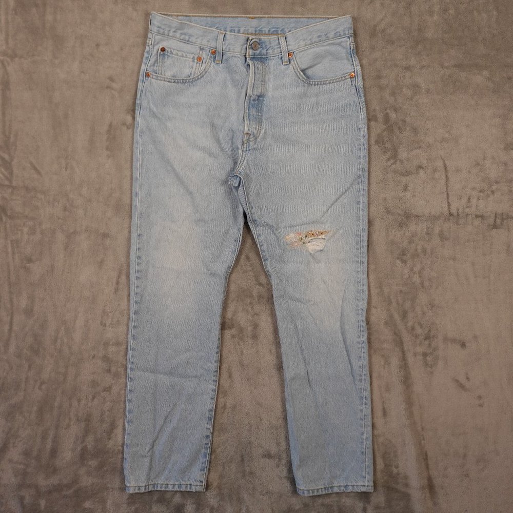 Levi's jeans 501 150th Anniversary Edition‎ women's 32 light blue original fit